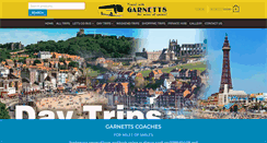 Desktop Screenshot of garnettscoaches.com